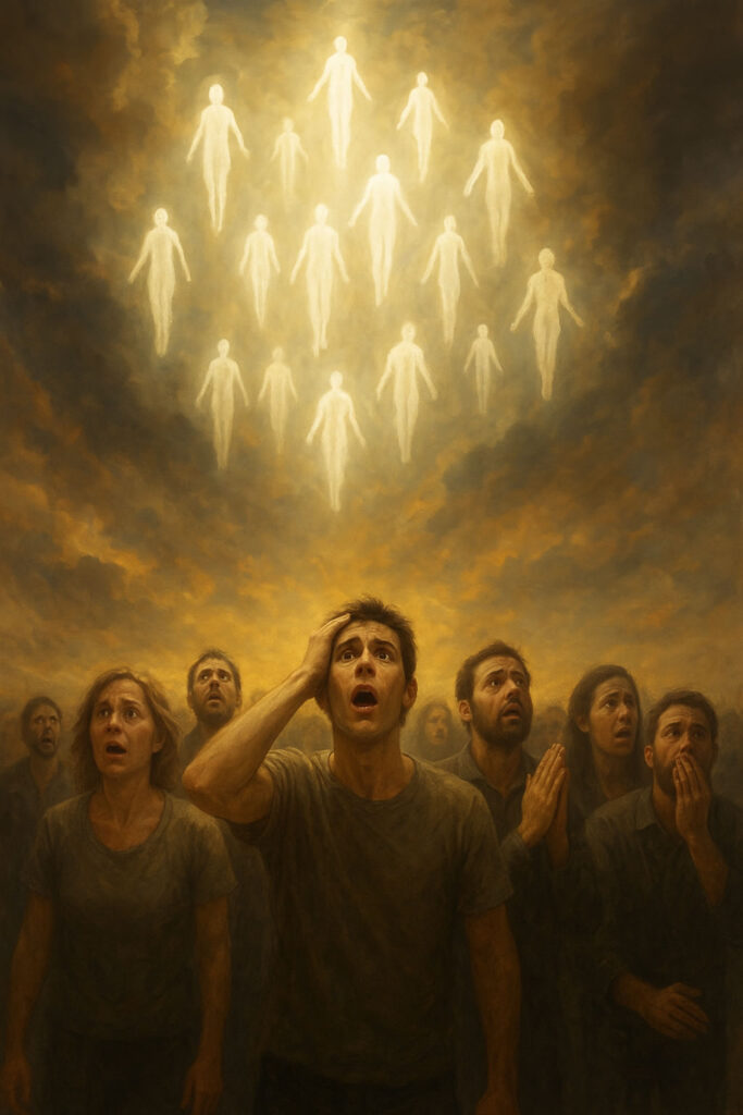 Infographic image of the pretribulation rapture.