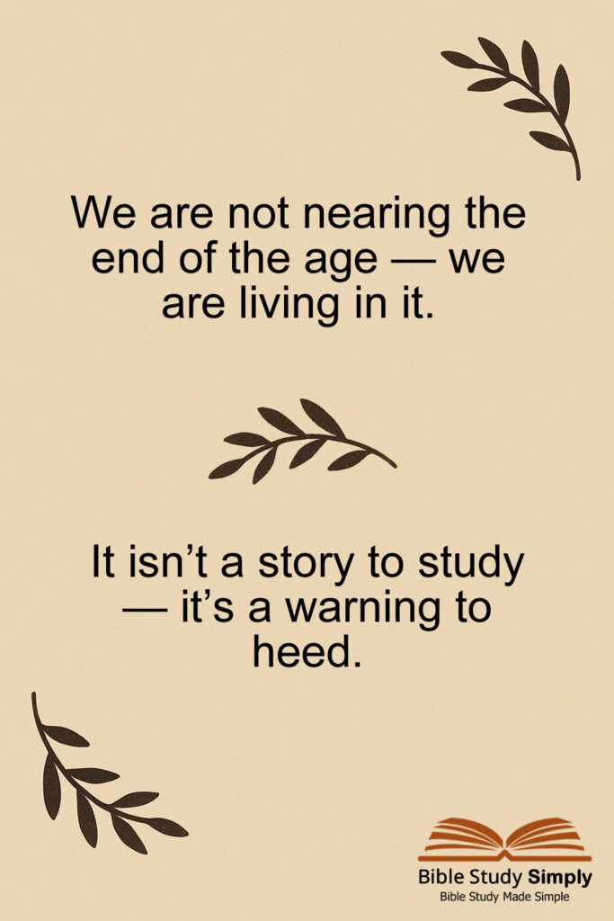 Infographic about the end of the age.