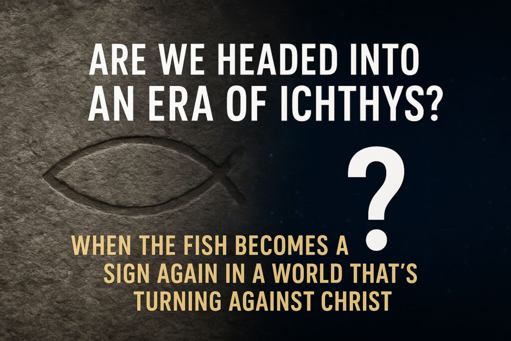Infographic image of the ichthys symbol.
