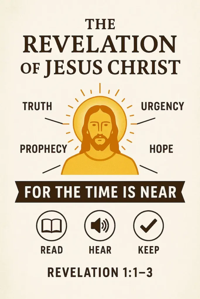 Infographic about the revelation of Jesus Christ.