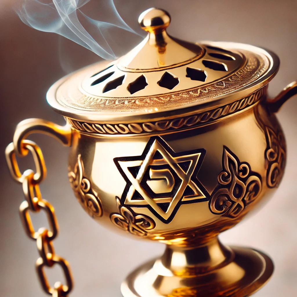 Jewish golden censer